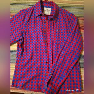 Vintage 2000's Hollister Men's flannel shirt